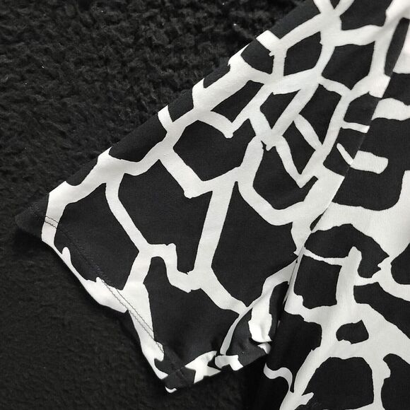 Allison Daley Petite Womens Blouse Multicolor Size 17' Polyester Blend Pullover - Picture 8 of 12